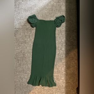 Baltic born Alana smocked midi dress